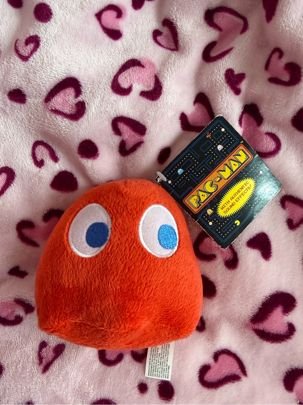 Pac man Plush Ghost NWT